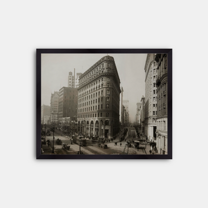 Market, Post & Montgomery Streets, c. 1910