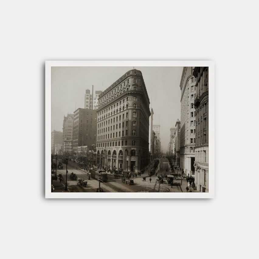 Market, Post & Montgomery Streets, c. 1910