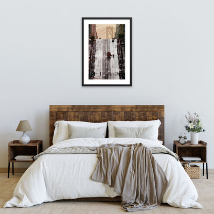 California Street Cable Car at Leavenworth, 1985