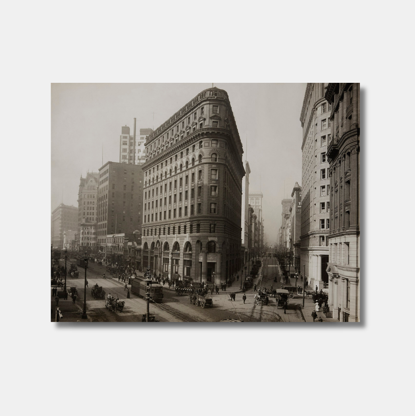 Market, Post & Montgomery Streets, c. 1910
