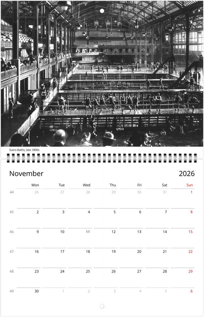 History of San Francisco — 2026 Wall Calendar