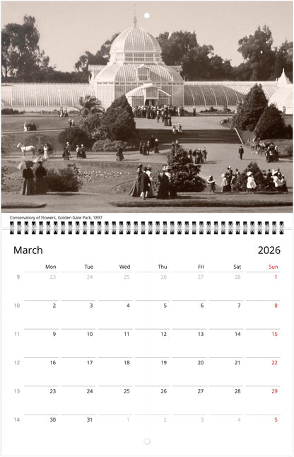 History of San Francisco — 2026 Wall Calendar