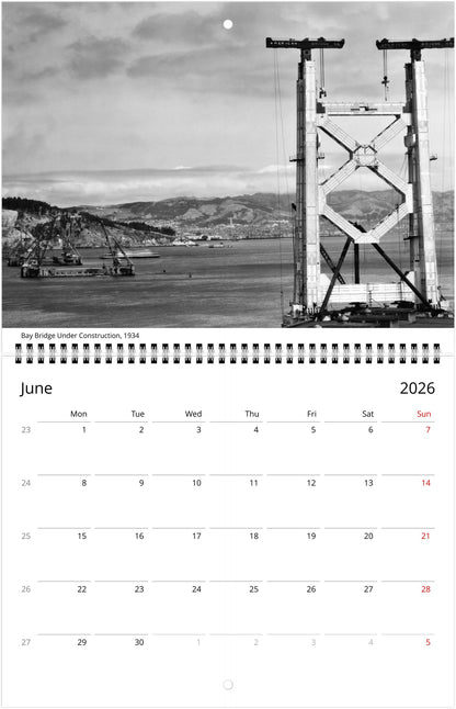 History of San Francisco — 2026 Wall Calendar