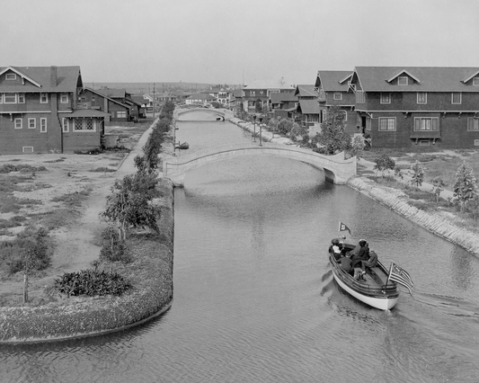 Aldebaran Canal, Venice, California, 1911