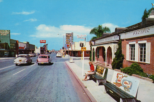 Garnet Avenue, Pacific Beach, 1950s