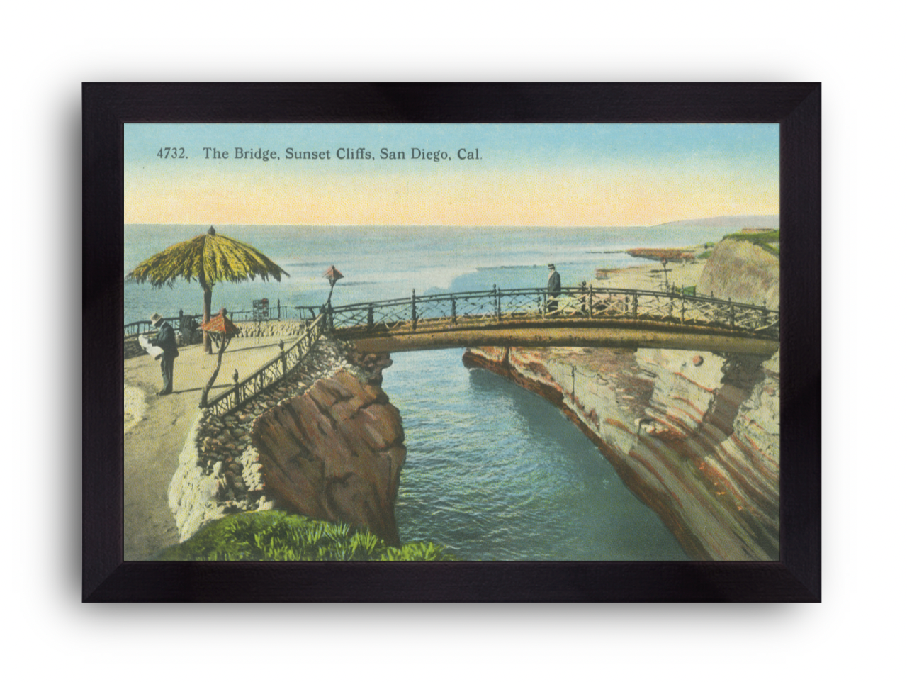 The Bridge, Sunset Cliffs, San Diego circa 1915