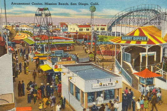 Belmont Park, Mission Beach, San Diego, 1940s