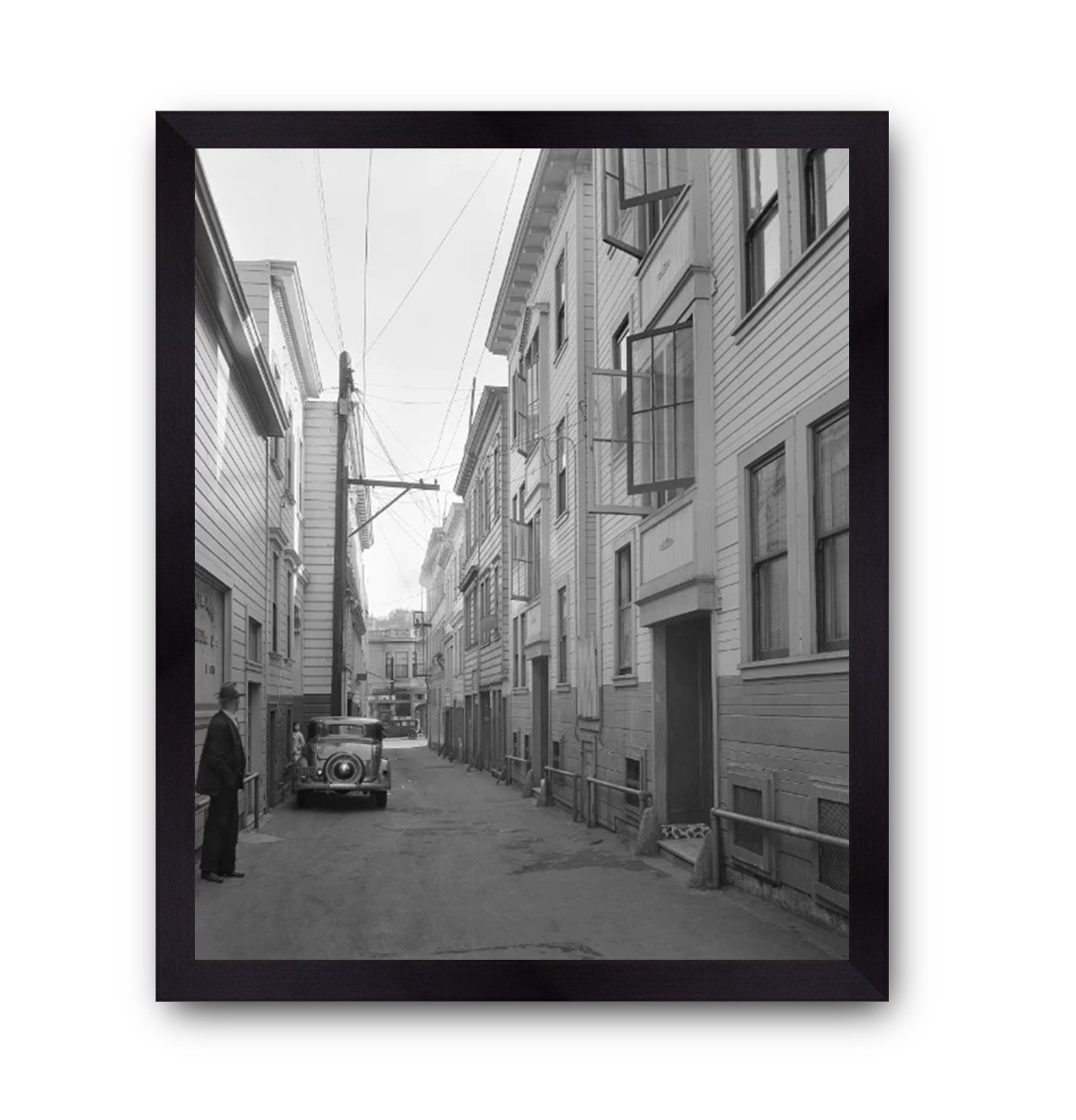 Card Alley, North Beach, February 1936