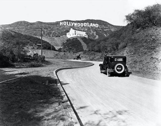 Hollywoodland and the Hollywood Hills, 1923